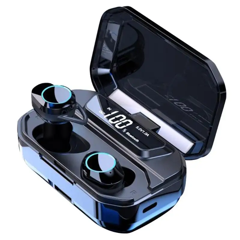 

TWS-G02 True Wirelss Bluetooth 5.0 Headset Sports Running Stereo Music Mini Earbuds with Power Display Long Time Standby Headset