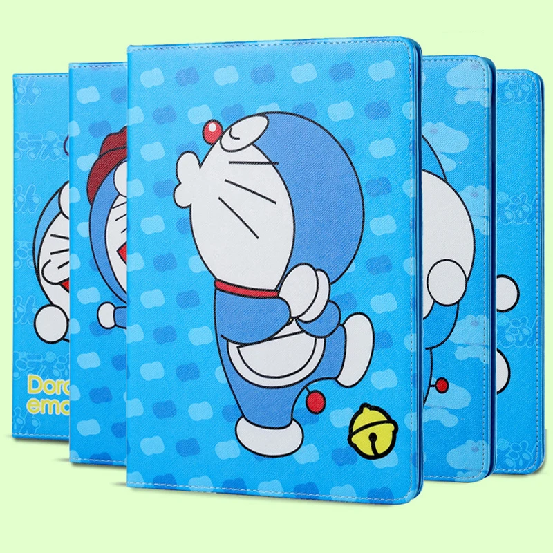 

Tablet Case For ipad 2 3 4 fashion Cartoon Doraemon Stand Case Auto Sleep Wake Up PU +Tpu smart Cover Case For ipad 2 3 4
