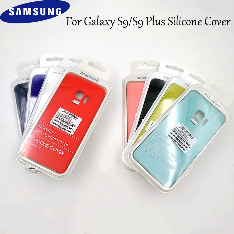 

Samsung S9 S9 Plus Silky Soft-Touch Liquid Silicone Case Finish Back Phone Protective Full Cover For Samsung Galaxy S9 S9+ Cover