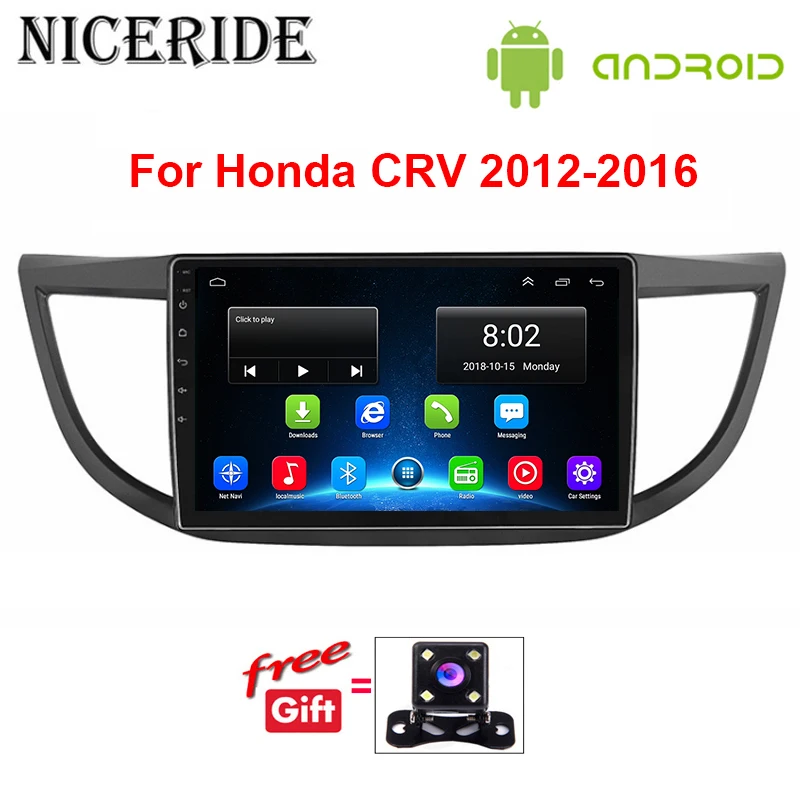 Сенсорный экран Android 2 Гб ОЗУ 32 ПЗУ автомобильный dvd плеер gps навигация для HONDA CRV 2012