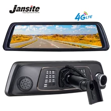 Jansite 1" Full Touch ips Автомобильный видеорегистратор 4G Android зеркало gps FHD 1080P двойной объектив Автомобильный видеорегистратор Автомобильное зеркало заднего вида камера ADAS BT wifi