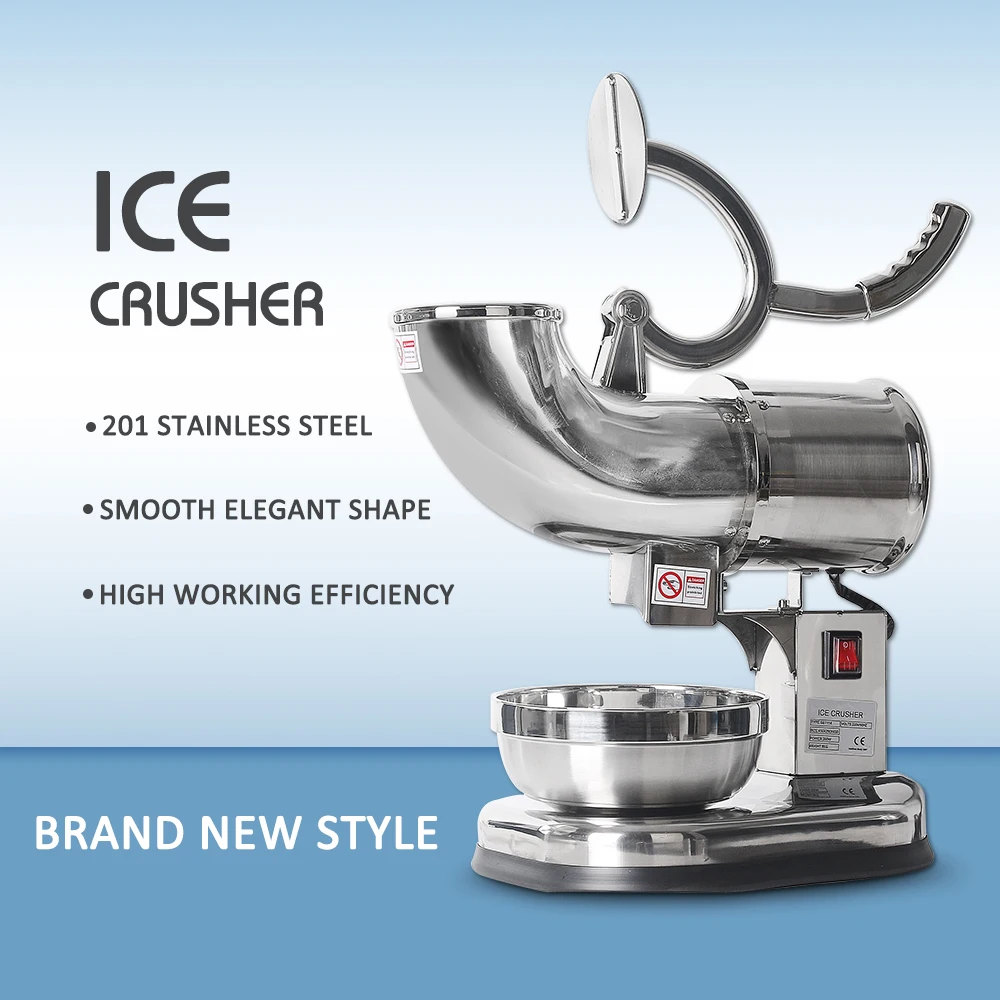 ITOP Commercial High Quality Ice Crushers Shavers Automatic Ice Smoothies Blender Maker For Tea Dessert Shop Bar 110V/220V