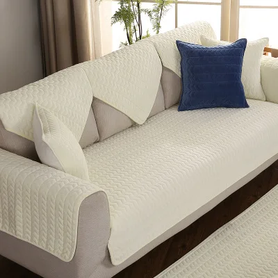 Новое поступление плюшевые диванных чехлов для гостиной диван декоративный домашний текстиль защитный чехол для мебели, для дивана Обёрточная бумага Нескользящая диванных чехлов - Цвет: 1