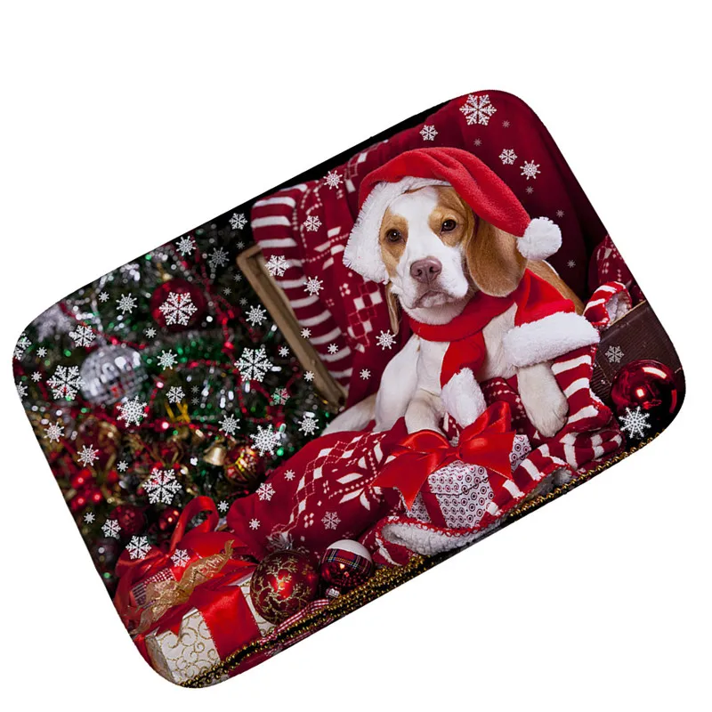 Christmas Entrance Welcome Outdoor Carpet Non-slip Stair Flooring Mat Soft Flannel Home Bathroom Decoration Christmas Carpet Christmas Entrance Welcome Outdoor Carpet Non-slip Stair Flooring Mat Soft Flannel Home Bathroom Decoration Christmas Carpet