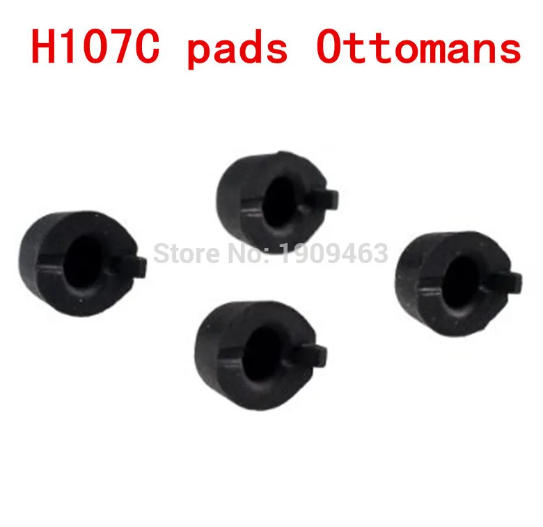4 шт. оригинальная деталь Hubsan H107 A29 H107C резиновые ножки черного цвета для Mini Qudcopter