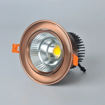 

Free Shippipng 10W/15W/20W High quality COB Led Ceiling Down lihgt Warm Cold White Led Recesse Down lamp AC85-265V