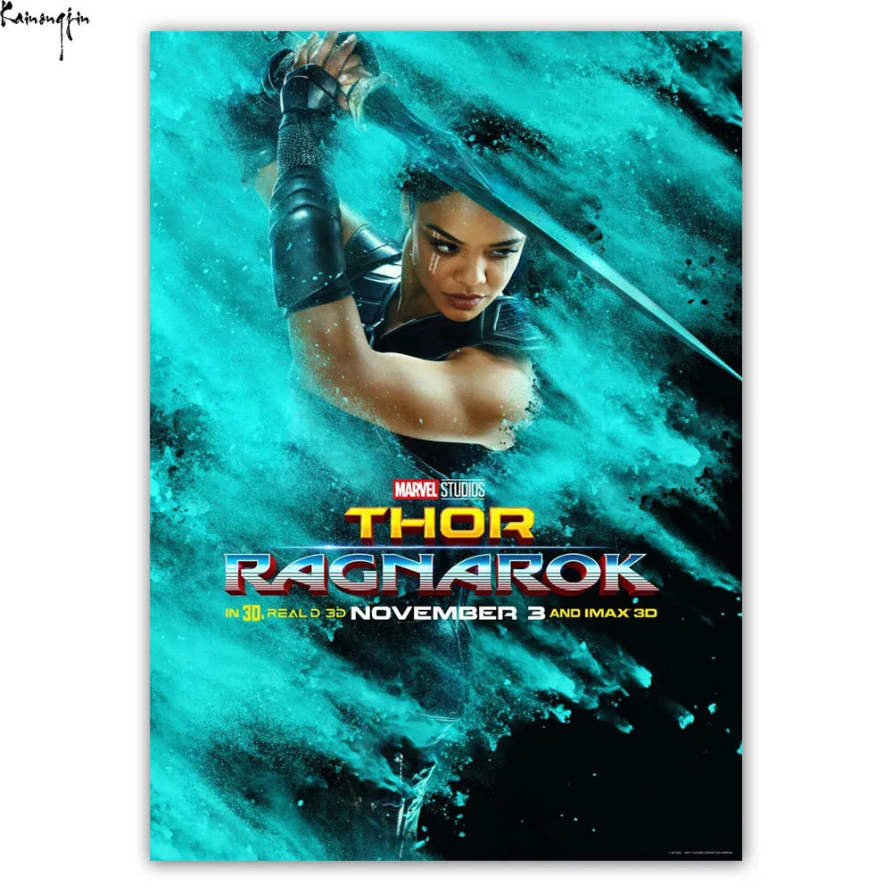 ZP292 Thor Ragnarok Movie Tessa Thompson 2017 New Art Poster Silk Light Canvas Painting Print For Home Decor Wall Picture