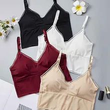 Удобные одноцветные ремни тонкие женские нижнее белье топы спандекс ребро эластичный камзол женское белье Топ BH женский камзол Bralette