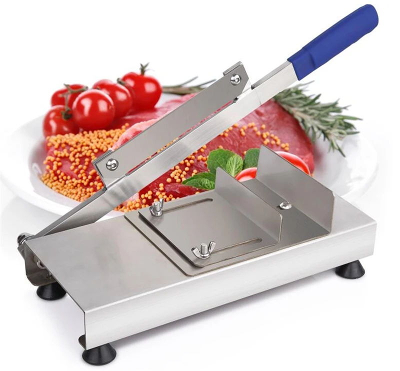 Beef and mutton slicer household manual meat cutter rolls machine meat