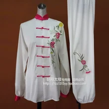 Customize Chinese Tai chi uniform kungfu clothing Taiji sword garment exercise suit embroidery for men women boy girl children