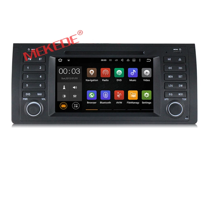7 inch Android 7 1 for bmw E39 X5 M5 E53 car dvd gps wifi 4G