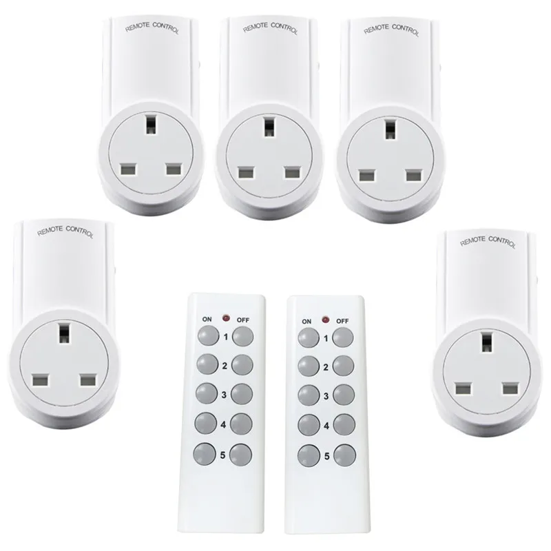 2x WiFi 3G//4G Smart UK Plug Alexa–Remote Control Switch Socket Google Home Timer
