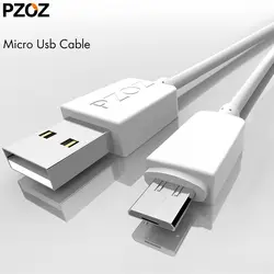 PZOZ Кабель Micro-USB Зарядное устройство мобильного телефона кабель для быстрой зарядки данных провода шнура Microusb для samsung Xiaomi планшет Android 1 м