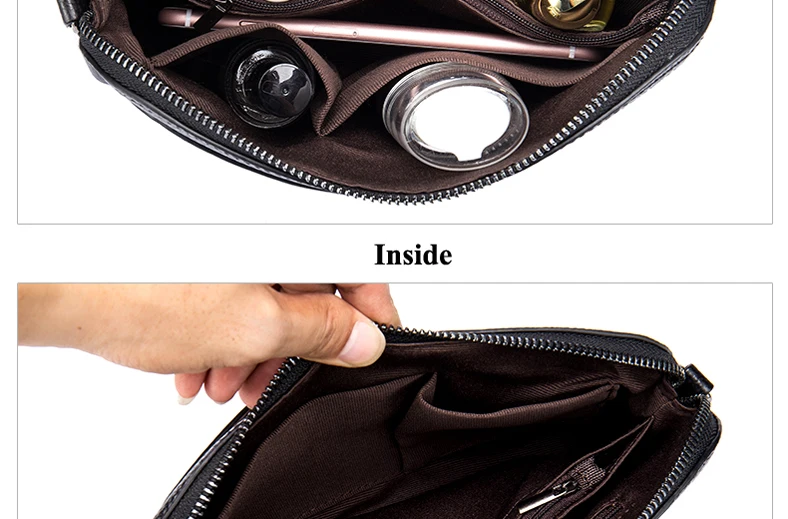 Lomelobo HBL6113 Details (04) Genuine Leather Designer Women Clutch Bags