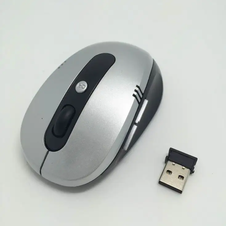 USB Бесшумная беспроводная мышь новинка 1600 dpi компьютерная 2 4G приемник для ПК
