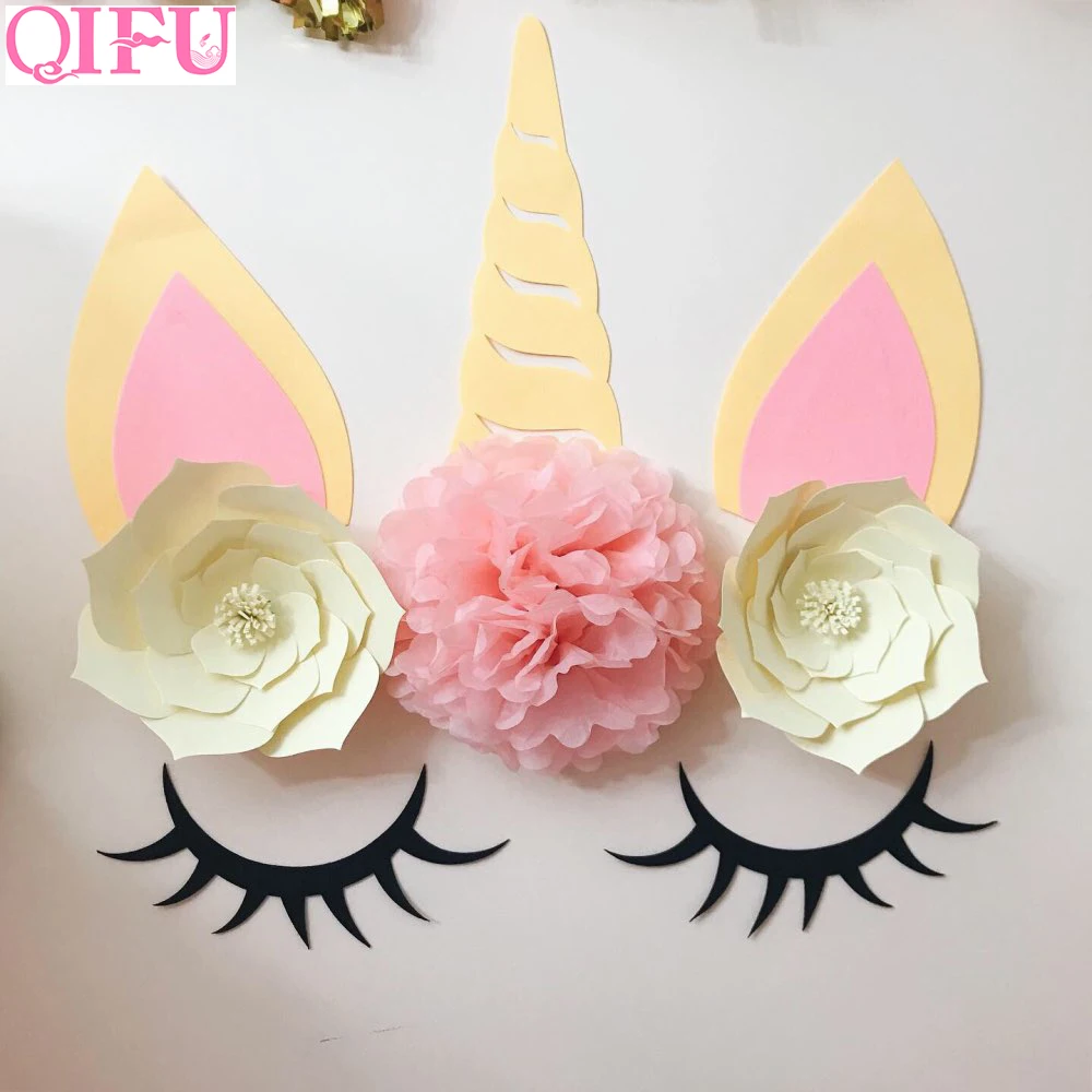 QIFU DIY бумажные цветы настенные украшения детский Фотофон искусственный цветок