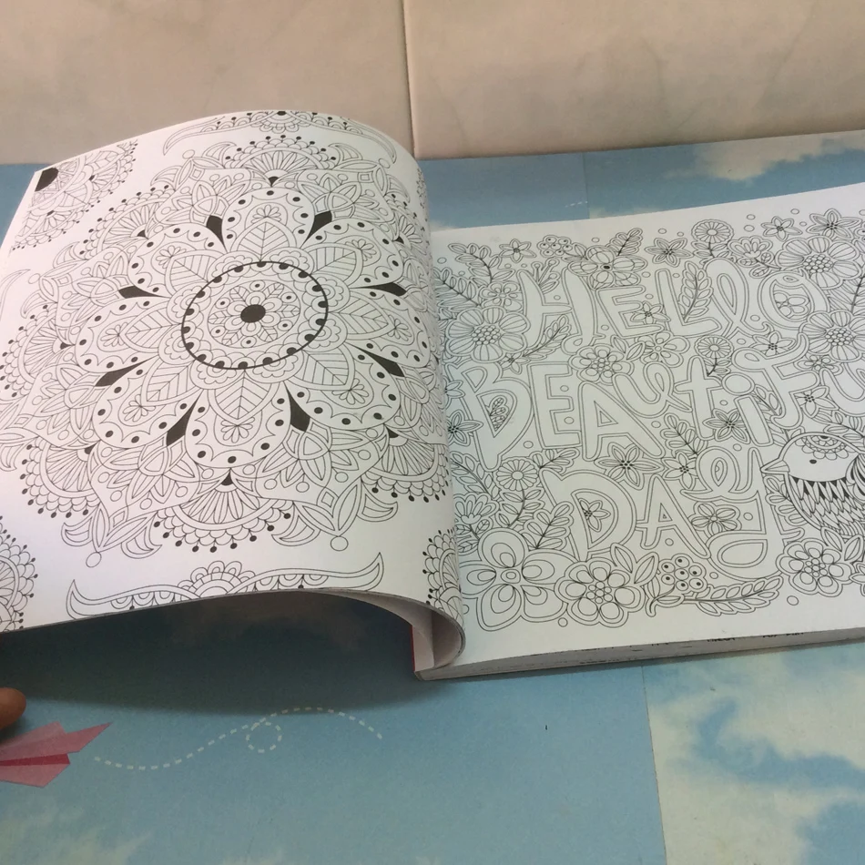 84 Pages Beautiful Day Pregnant decompression colouring books coloring books for adults For Relieve Stress Painting Drawing Book