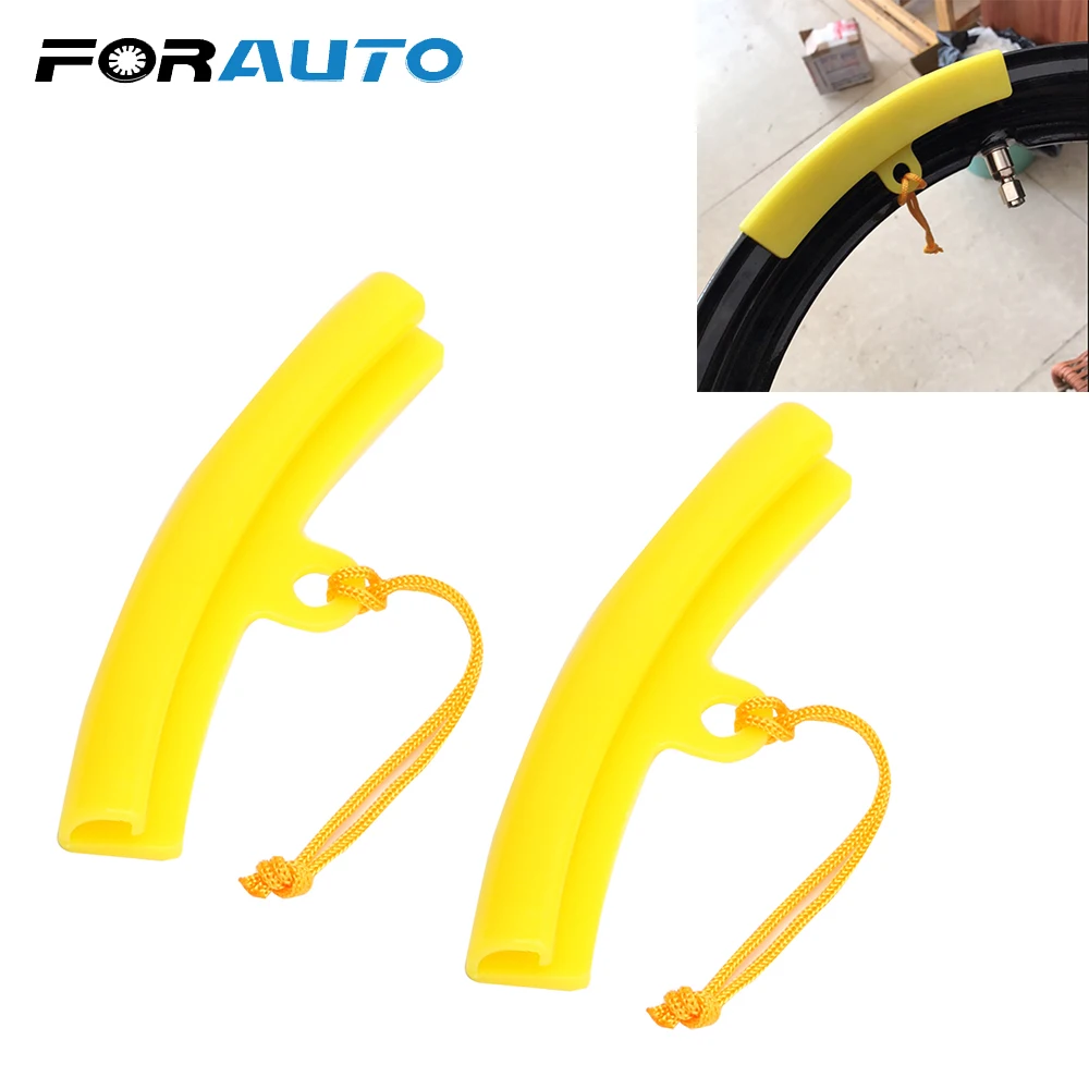 

FORAUTO 2Pcs/set Car Repair Tools Tyre Remove Edge Protection Tire Accessories Wheel Rim Protector Universal Plastic Car-styling