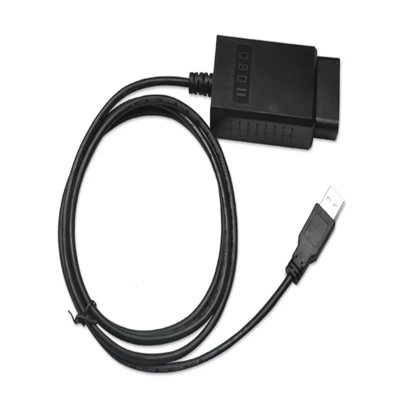 ELM327 V1.5 USB Пластиковый OBD2 автомобильный диагностический инструмент OBD 2 Кабельный адаптер ELM 327 интерфейс OBDII CAN-BUS сканер без FT232RL Chi