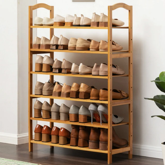 Simple Shoe Rack at The Door, Multi-Layer Storage Shelf, Home Interior,  Good-Looking Solid Wood Color Doorless Simple Shoe Cabinet - China Shoe  Cabinet, Shoe Rack