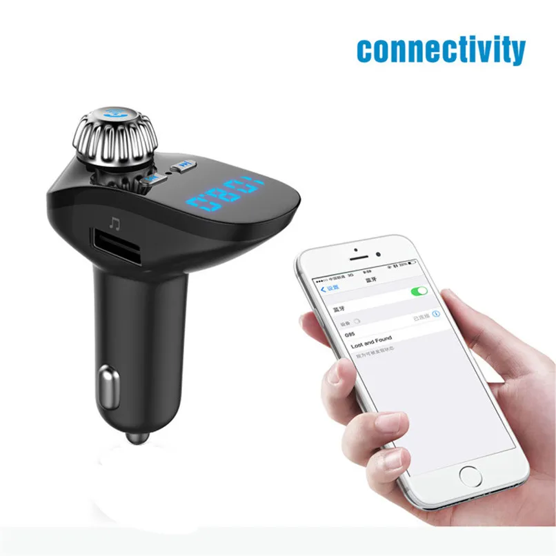 Автомобильный комплект MP3 музыкальный плеер беспроводной Bluetooth fm передатчик