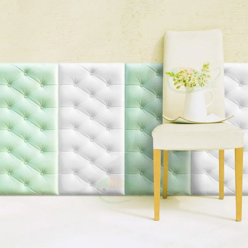 

Self-adhesive Wallpaper 3D Three-dimensional Wall Stickers Thicken Tatami Anti-collision Mat Children's Bedroom Bed Soft Cushion