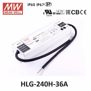 

Genuine Meanwell HLG-240H-36A constant current 6.7A 18-36VDC dimmable Power Supply 240W IP65 waterproof adjustable led driver