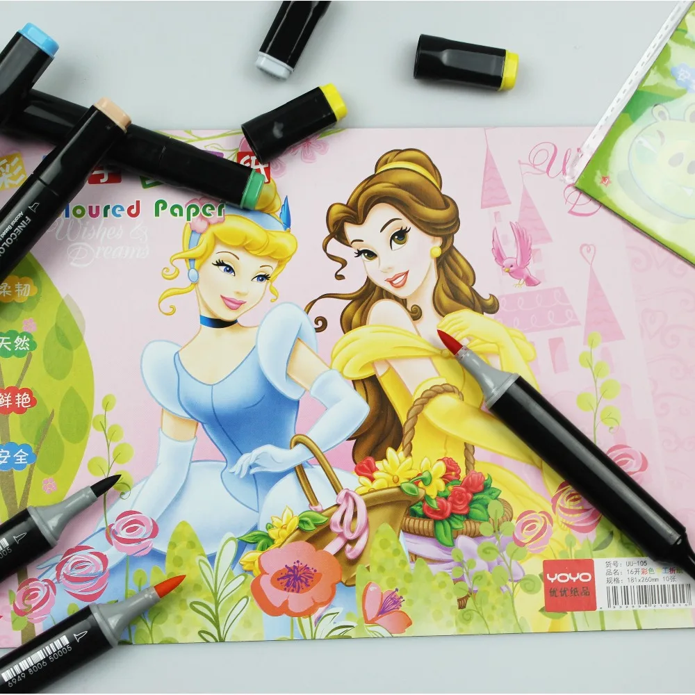 20 Colors +1 Brush Watercolor Markers Brush Pen For Adult Coloring Books  Manga Comic