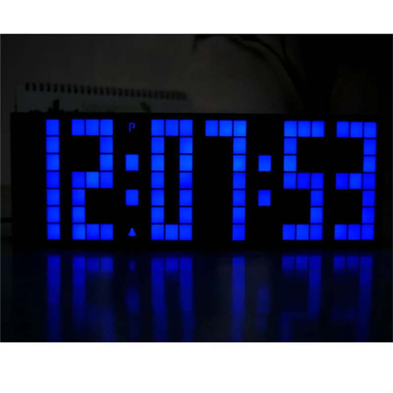 KOSDA светодиодный цифровой таймер обратного отсчета Будильник на настольном столе Гостиная Электронные часы домашний декор