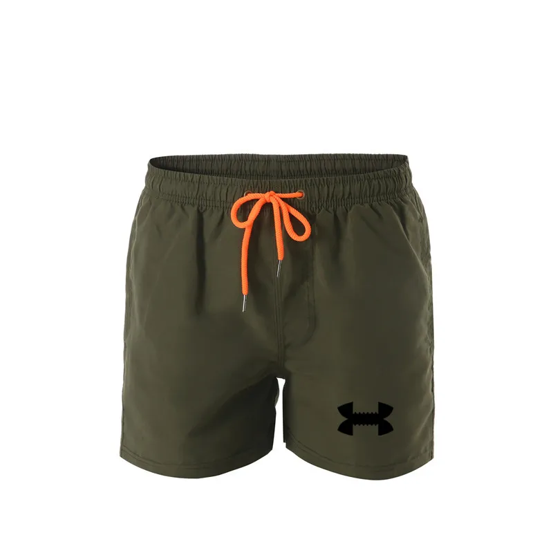 

2019 new men's beach shorts summer beach print exercise jogging shorts men's casual style loose clothing surf shorts