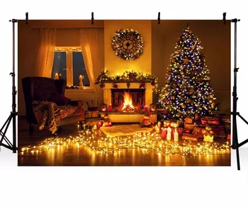 

Christmas Backdrop Vinyl Photography Background Christmas Tree Colorful Glitter Light Children Backdrops for Photo Studio ZR-198