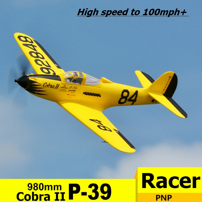 FMS RC Airplane 980mm P 39 P39 Cobra II High Speed Racing 6S 6CH Durable EPO PNP Scale Radio 