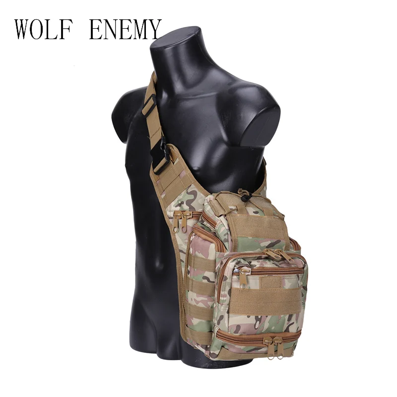 Outdoor Military Tactical Sling Sport Travel Chest Bag Shoulder Bag for Men Women Crossbody Bags ...