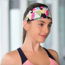 EF Yoga повязка на голову, спортивные эластичные резинки для волос, 2 шт./лот, спортивные принадлежности для йоги, широкая повязка на голову, эластичная повязка на голову для танцев, велосипеда, фитнеса