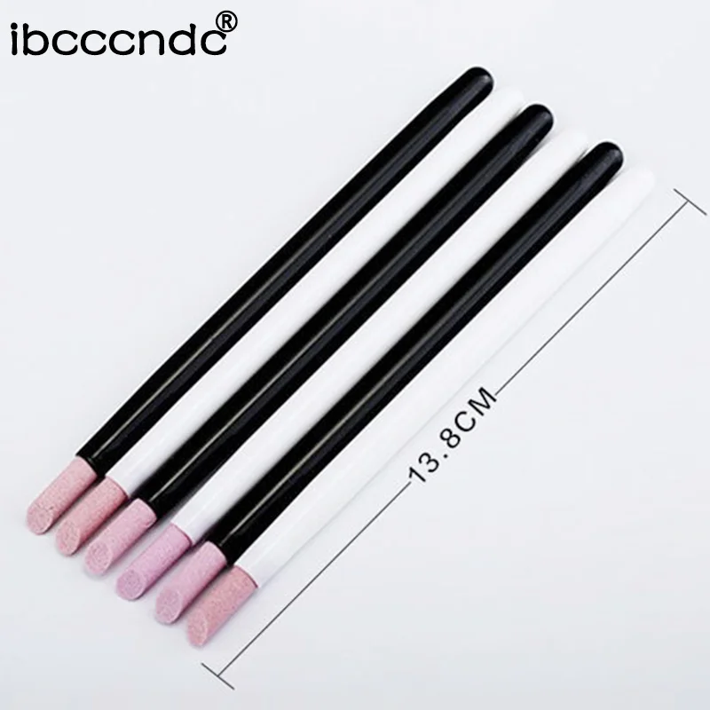 

Pro Nail Art Pusher Black Quartz Head Scrubs Stone Pusher File In Cuticle Pushers Cuticle Stick Pen Spoon Cut Manicure Tools