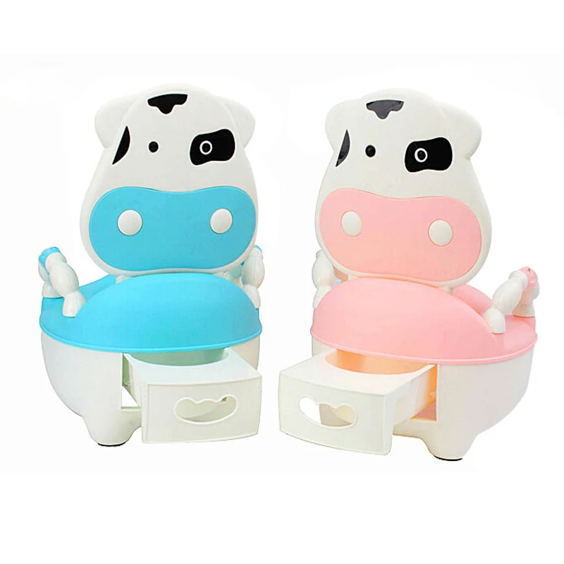 Children Baby Potty Training Cows Boy Girl Portable Potty Toilet infant