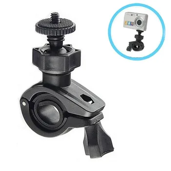 

Bicycle clip bracket sport DV video camera stand 1/4"screw car rearview mirror for gopro sjam for xiaoyi