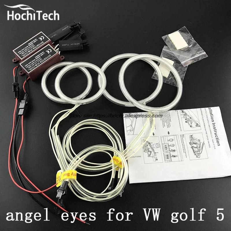 HochiTech отличный комплект ангельские глазки Ультра яркое освещение фар CCFL для VW