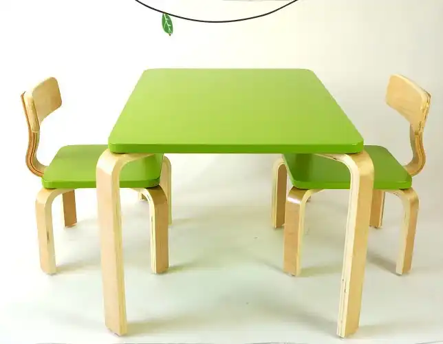 childrens table and 2 chairs