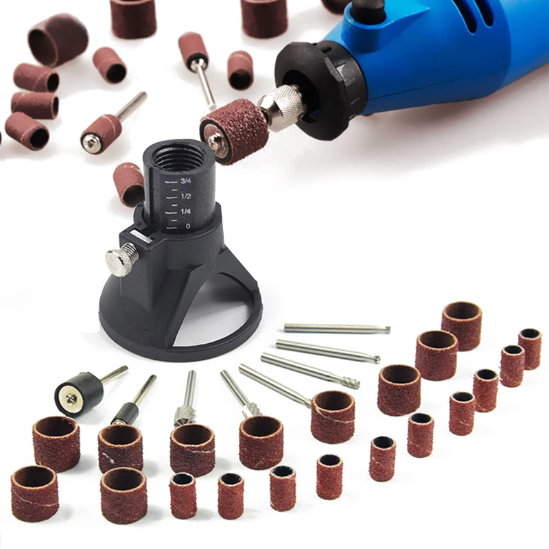 Аксессуары для электрического шлифования металлический позиционный Чехол черный запасные части поворотный Рабочий мини-сверло бит