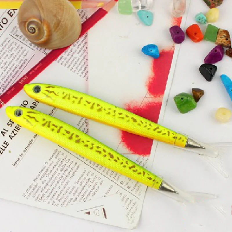 Творческий морской рыбы Шариковая Ручка-Новинка Фирменная шариковая ручка школьные пишущая ручка синие чернила для детей подарок корейские канцелярские принадлежности