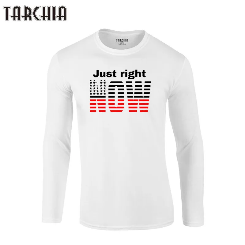 TARCHIA 2021 с длинными рукавами и круглым вырезом принтом футболка футболки просто