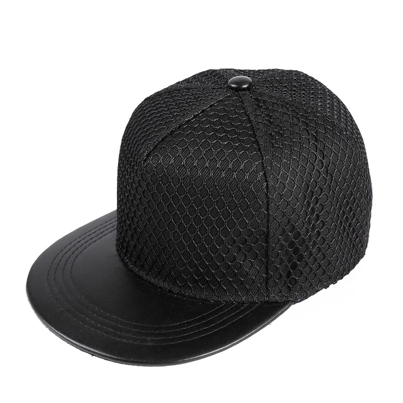 New Unisex Hip Hop Flat Hats Snapback Caps For Men Women Mesh Outdoor Sunhats Baseball Cap Flat