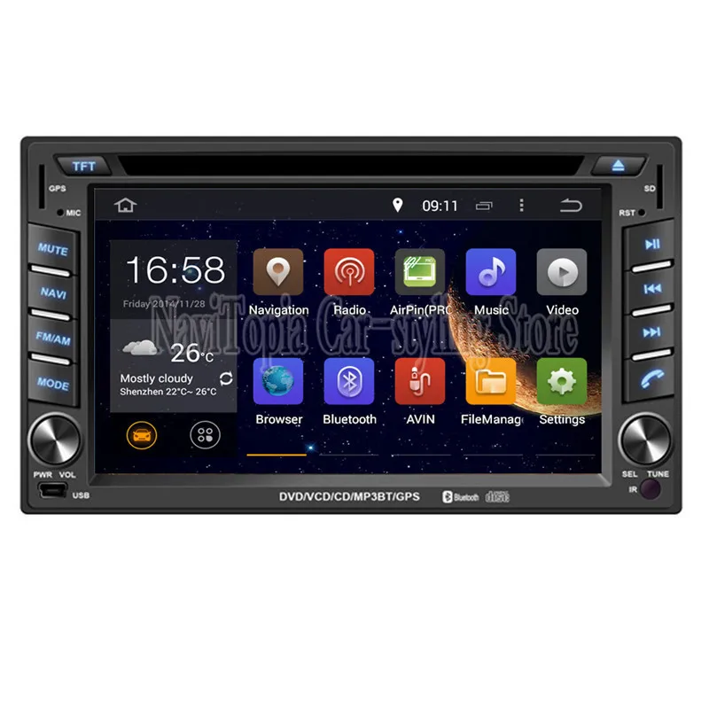 

Ectwodvd Octa Core/Quad Core 4G/2G Android 8.0/7.1 Car DVD for Hyundai Terracan 2001-2007 for Hyundai GETZ Click 2002-2012 GPS