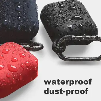 

For Airpods 2 Case Underwater Soft Silicone Slim Waterproof Earphone Case For Airpods Bluetooth Wireless Earphone Accessories