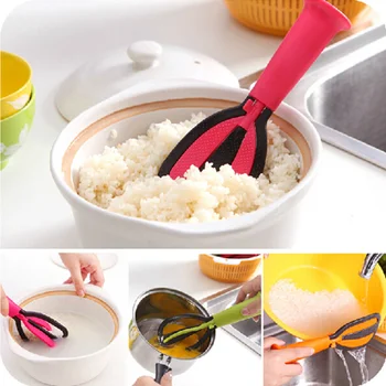 

Multifunction vertical rotating wash rice spoon Vertical Non-stick Rice Unique Scoop Egg Beater whisk kitchen cooking tools