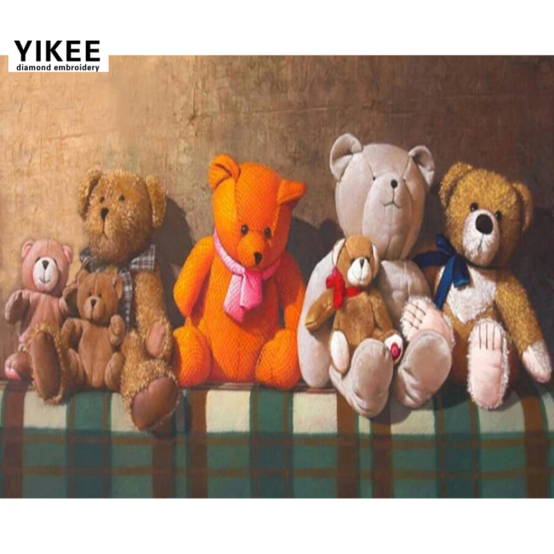 ma240 diamond painting teddy bears resin diamond painting full square