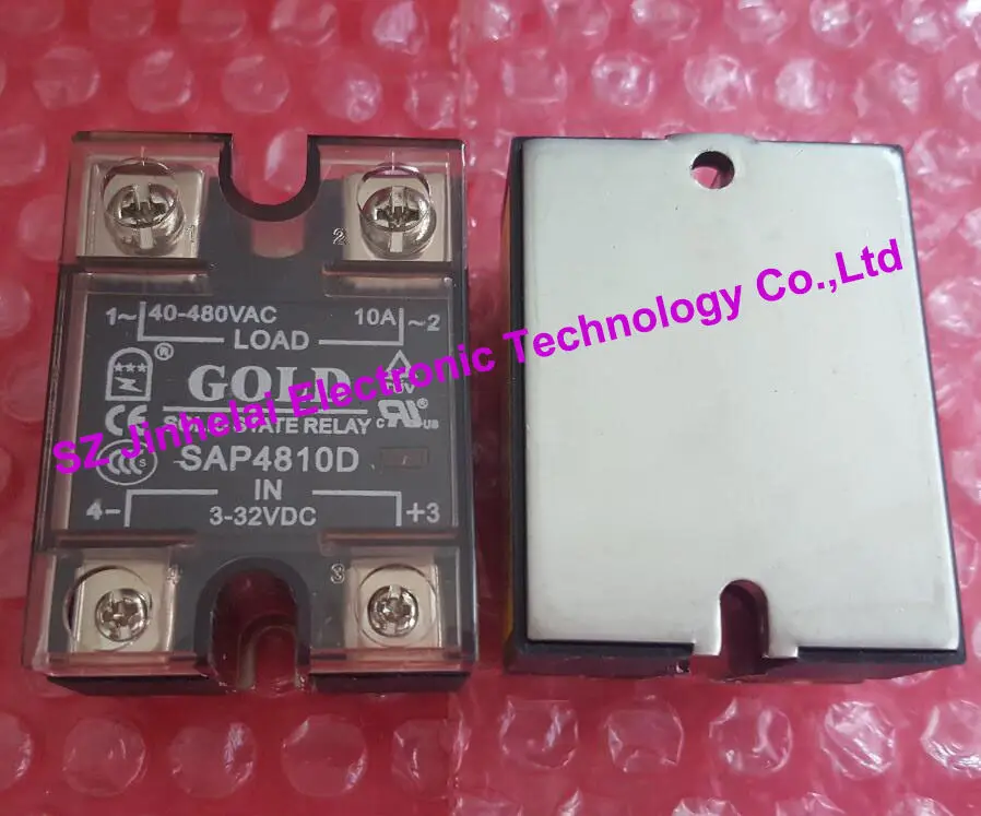 Новое и оригинальное Золотое твердотельное реле SAP4810D 3-32VDC, 40-480VAC 10A