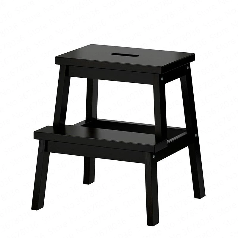 

Shoes Bench Multifunctional Solid Wood Double-layer Stool Non-slip Ascending Step Ladder Step Stool Living Room Kitchen Home