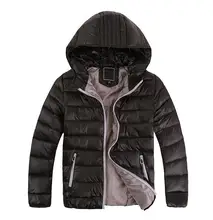 Crianças outwear inverno menino e uma menina quente casaco com capuz roupas de algodão acolchoado crianças jaqueta menino para baixo crianças inverno jaquetas sólidos